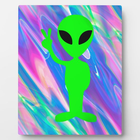 uitheemse hologram fotoplaat (Voorkant)
