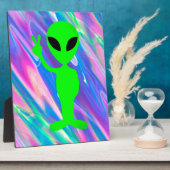 uitheemse hologram fotoplaat (Zijkant)