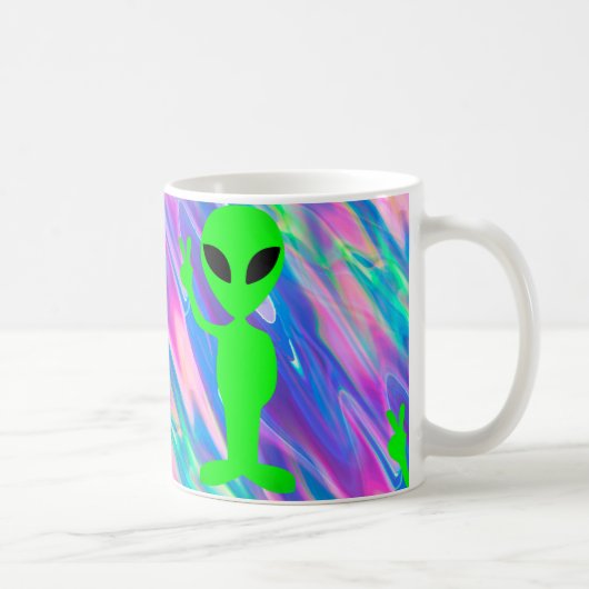 uitheemse hologram koffiemok (Rechts)
