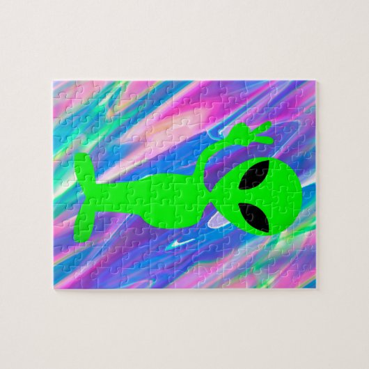 uitheemse hologram legpuzzel (Horizontaal)