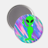 uitheemse hologram magneet (Voorkant / Achterkant)