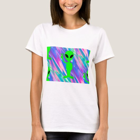 uitheemse hologram t-shirt (Voorkant)