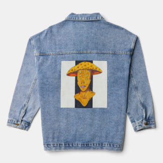 uitheemse paddestoel denim jacket