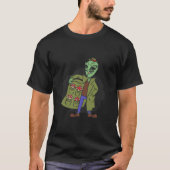 uitheemse ruimtesaliens ufo fungi paddenstoelen t-shirt (Voorkant)