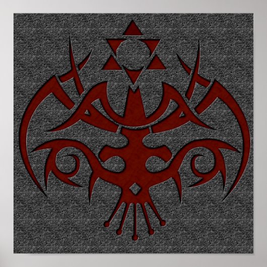 uitheemse stam poster (Voorkant)