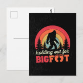 Uithouden voor Valentijnsdag met voetopdruk Briefkaart (Voorkant / Achterkant)