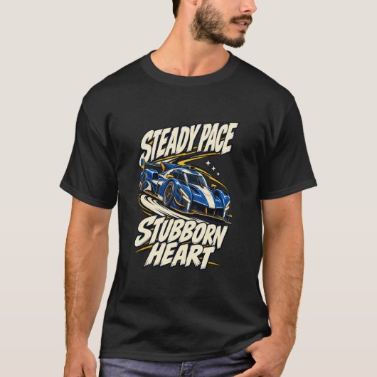 Uithoudingsvermogen Prototype Vaste Pas Koppig Har T-shirt (Voorkant)