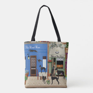 Uitje voor windhonden tote bag