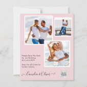 UITKERING Foto Huwelijksuitnodiging Bewaar Datum Q (Voorkant)