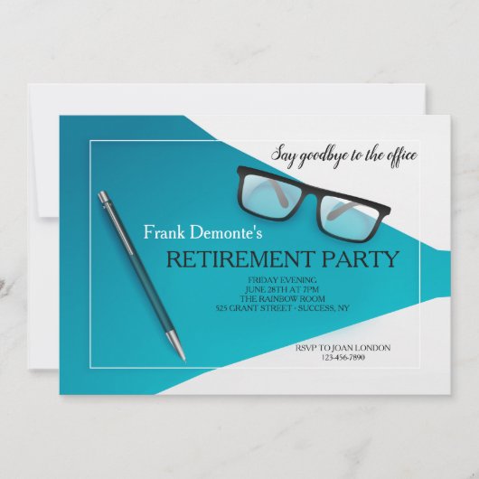 Uitkering van de uitnodiging tot Kantoor (Voorkant)