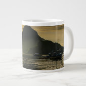 Uitkigger bij zonsondergang grote koffiekop (Voorkant rechts)