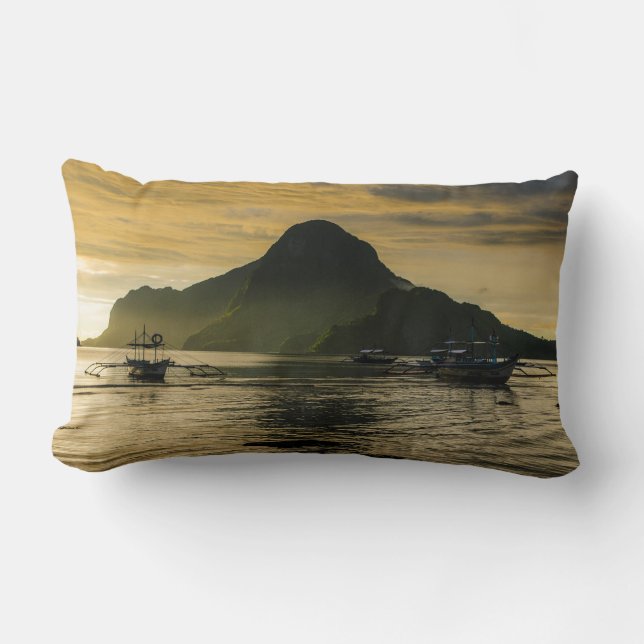 Uitkigger bij zonsondergang kussen (Voorkant)