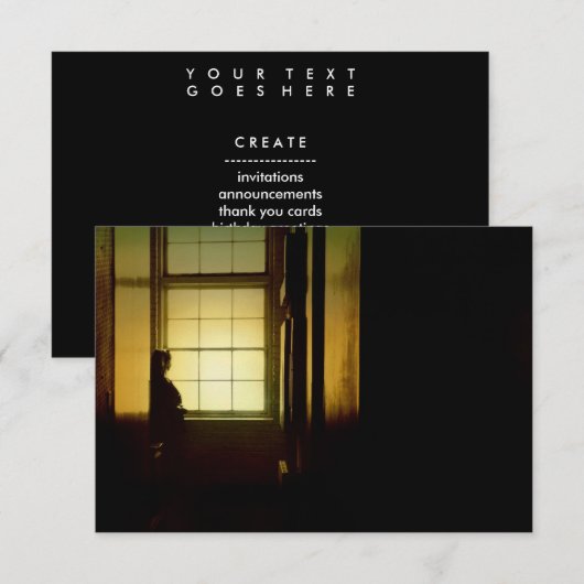 uitkijken kaart (Voorkant / Achterkant)