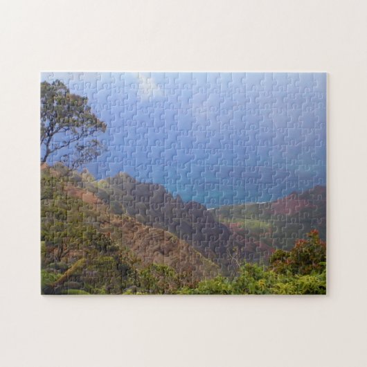 Uitkijkend over de Canyon gemaakt op een  Legpuzzel (Horizontaal)