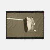 Uitkijkpost Lanzarote Tint Verticale Sticker Fleece Deken (Voorkant (Horizontaal))