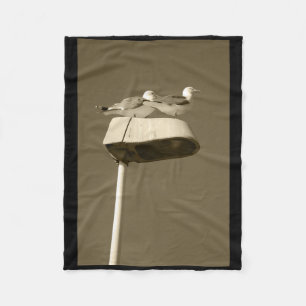 Uitkijkpost Lanzarote Tint Verticale Sticker Fleece Deken