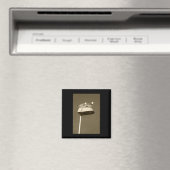 Uitkijkpost Lanzarote Tint Verticale Sticker  Magneet (Insitu (Vaatwasser))