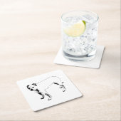 uitkijkpost met lantaarnverlichting kartonnen onderzetters (Insitu)