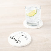 uitkijkpost met lantaarnverlichting zandsteen onderzetter (Zijkant)