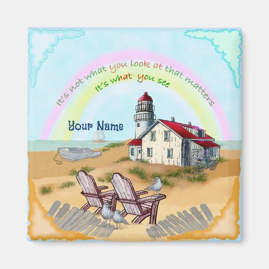 uitkijkpunt vuurtoren magneet (Voorkant)