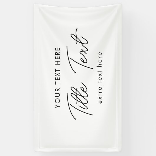 Uitklapbare winkel hangende banner bord moderne sc (Verticaal)