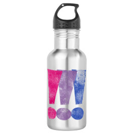 Uitklappunten voor biseksuele Pride Waterfles