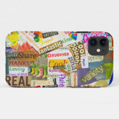 uitknipcollage voor magazinemateriaal Case-Mate iPhone case (Achterkant (horizontaal))