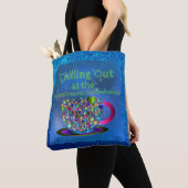 Uitkoelen in het koffiehuis MoonDreams Tote Bag (Dichtbij)