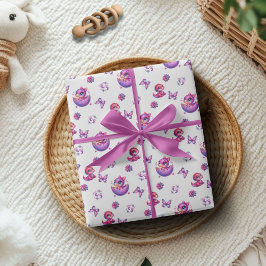 Uitkomen Binnenkort Baby Schattige Dinosaurus Baby Cadeaupapier