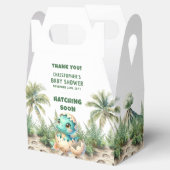 Uitkomen Binnenkort Baby shower Dinosaurus Favorie Bedankdoosjes (Geopend)