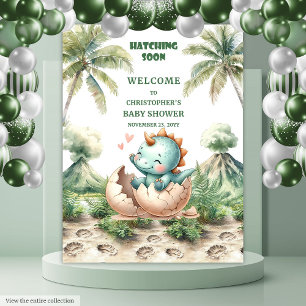 Uitkomen Binnenkort Baby shower Party Achtergrond Wandkleed