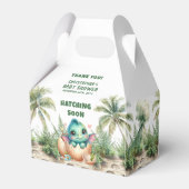 Uitkomen Binnenkort Dinosaurus Baby Party Favoriet Bedankdoosjes (Achterkant)