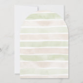 Uitkomen Binnenkort Dinosaurus Baby shower Green D Kaart (Achterkant)