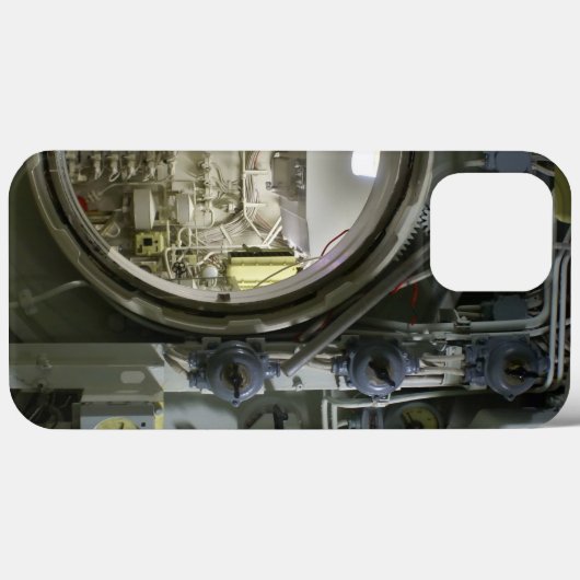 uitkomen op een oude retro-onderzeeër Case-Mate iPhone case (Achterkant (horizontaal))