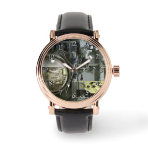 uitkomen op een oude retro-onderzeeër horloge