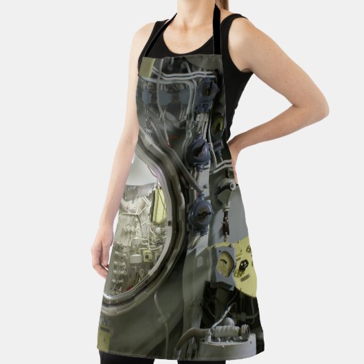 uitkomen op een oude retro-onderzeeër schort (Insitu)