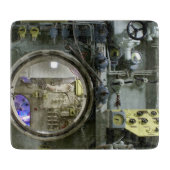 uitkomen op een oude retro-onderzeeër snijplank (Voorkant)