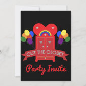 Uitkomend Uitnodiging voor feestvieren Gay Party (Voorkant)