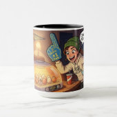 Uitkomst Dag Mok - Ei Horloge Koffiekopje (Midden)