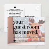 Uitkondiging van de kondiging van de rendiervakant aankondigingskaart (Voorkant / Achterkant)