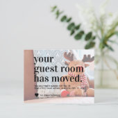 Uitkondiging van de kondiging van de rendiervakant aankondigingskaart (Staand voorkant)