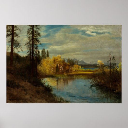 Uitlaat bij Lake Tahoe Poster (Voorkant)