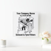 Uitlaat- en bandfitters vierkante klok (Huis)