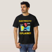 Uitleg elektriciteit t-shirt (Voorkant volledig)