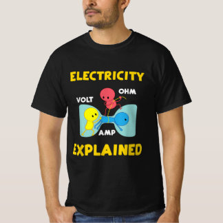 Uitleg elektriciteit t-shirt