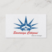 Uitlegging van de kaarten voor constitutionele rec visitekaartje (Achterkant)