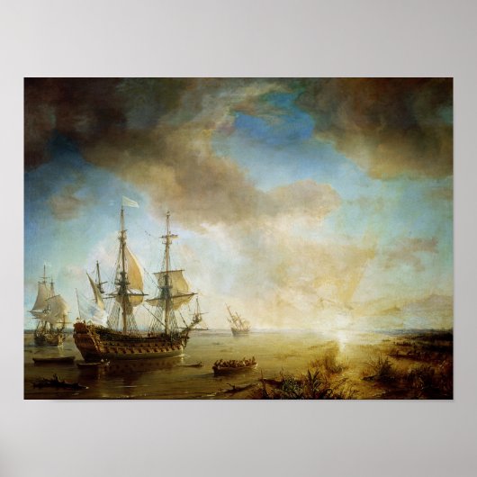 Uitlevering van Robert Cavelier de La Salle Poster (Voorkant)