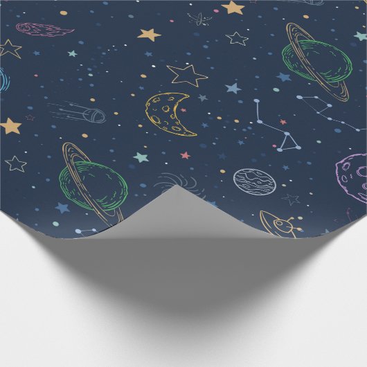 Uitlijnen koel buitenruimte cadeaupapier (Hoek)