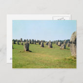 Uitlijning van staande stenen, Megalithisch Briefkaart (Voorkant / Achterkant)