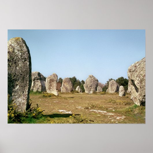 Uitlijning van staande stenen, Megalithisch Poster (Voorkant)
